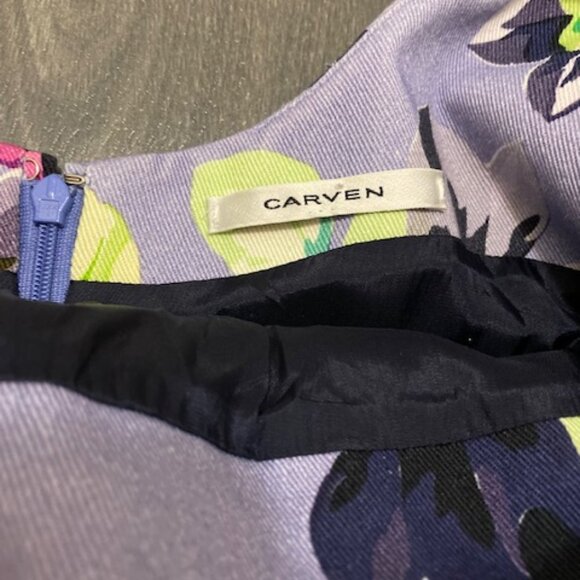 Carven Floral Sleeveless Mini Dress Size XS - Picture 5 of 9